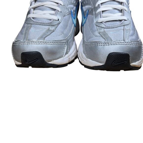 Nike Initiator Womens Size 8 Athletic Running Shoes Sliver Gray Blue White EUC - Picture 6 of 10